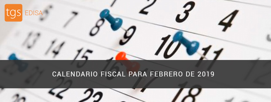 calendario fiscal febrero 2019