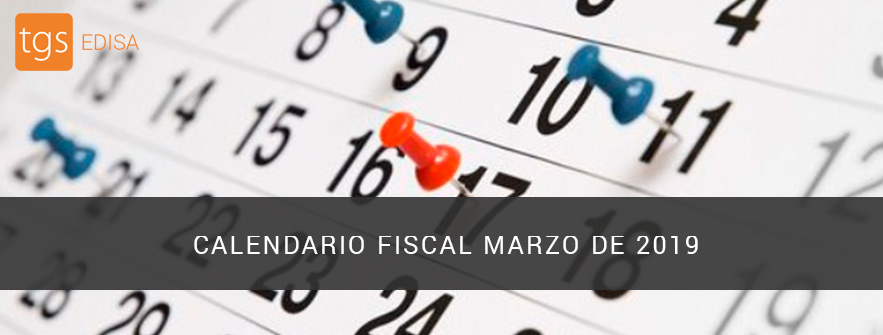 calendario fiscal marzo 2019